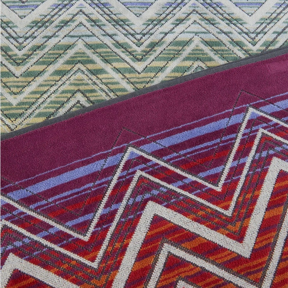 Missoni Tolomeo Beach Towel New zig zag print, oversized Color:Aranci 40” X 70” - Picture 5 of 12